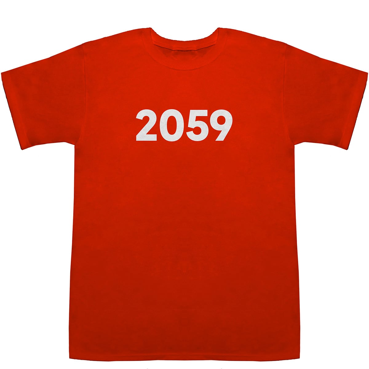 2059 T-shirts【Tシャツ】【ティーシャツ】【数字】【年代