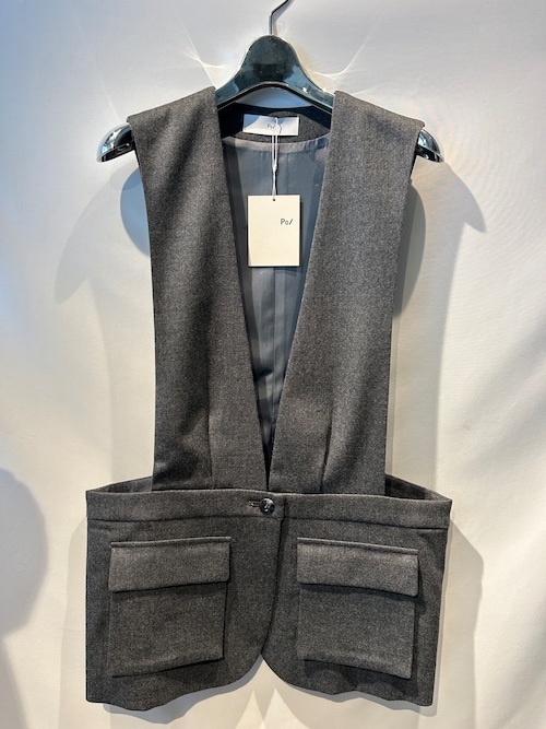 POI  wool pocket vest