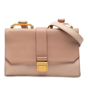 ミュウミュウ 斜め掛け ショルダーバッグ 5BH609 ピンク ベージュ マドラス レディース MIUMIU 【中古】