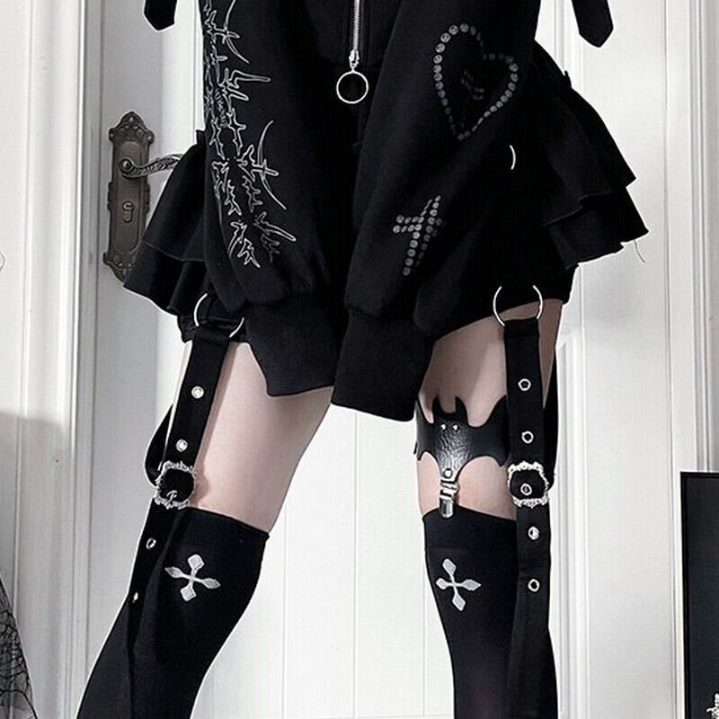 Belt design mini skirt r0011