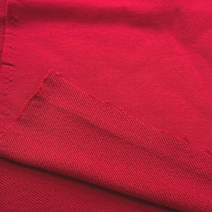 ★NY889◆2ｍ◆ラスト1点！綿100％裏毛ニット生地◆レッド
