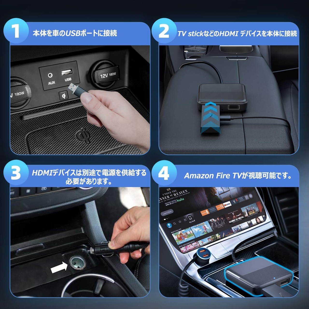 ワイヤレスCarPlayアダプター 元工場有線CarPlayカー付きの音楽 