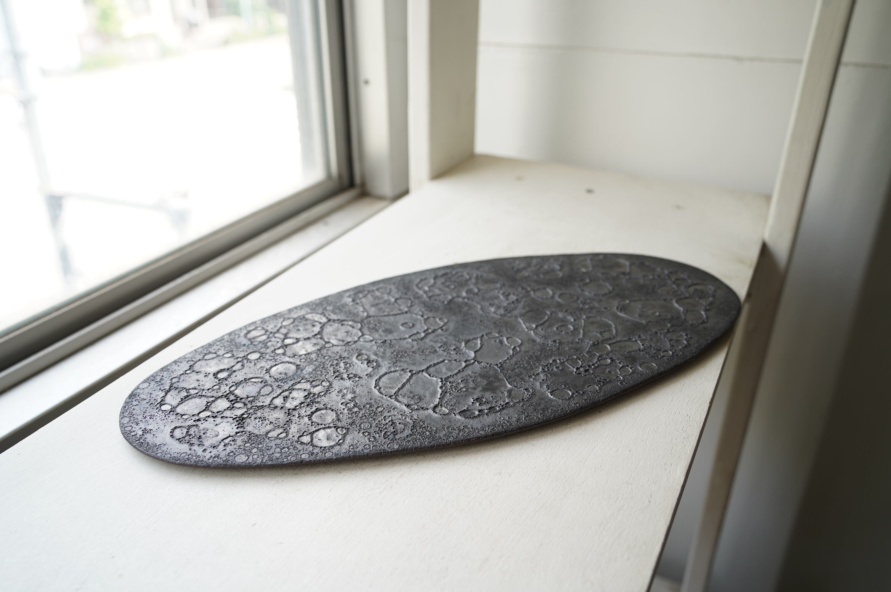 moon plate 楕円(幅32cm) 山下寛兼 3