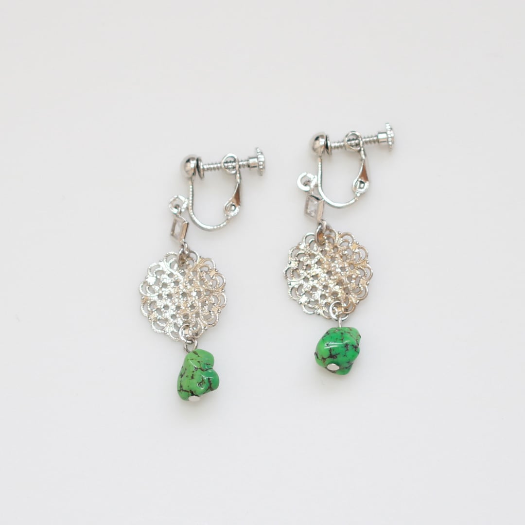 green turquoise ピアス＆イヤリング mm1256 | 【MeiNu（メイニュウ