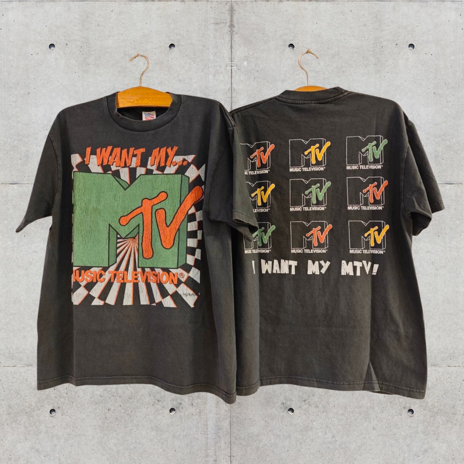 90\u0027s MTV T-Shirts Made in USA WHT⁄L 90年代 MTV Tシャツ アメリカ製