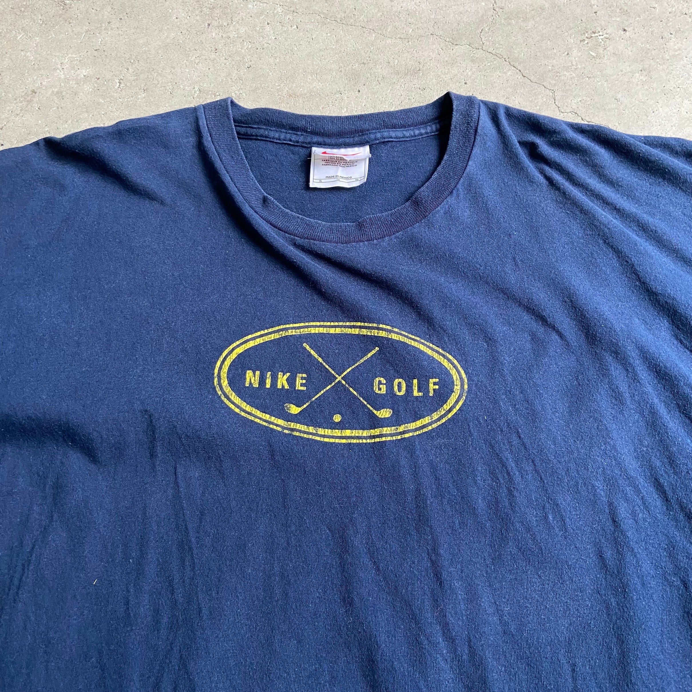 90年代 NIKE GOLF ナイキ ゴルフ ロゴ Tシャツ メンズXL 古着 90s 