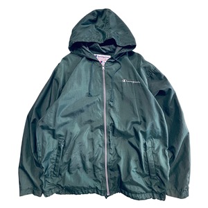 【champion】チャンピオン　ナイロンジャケット　緑