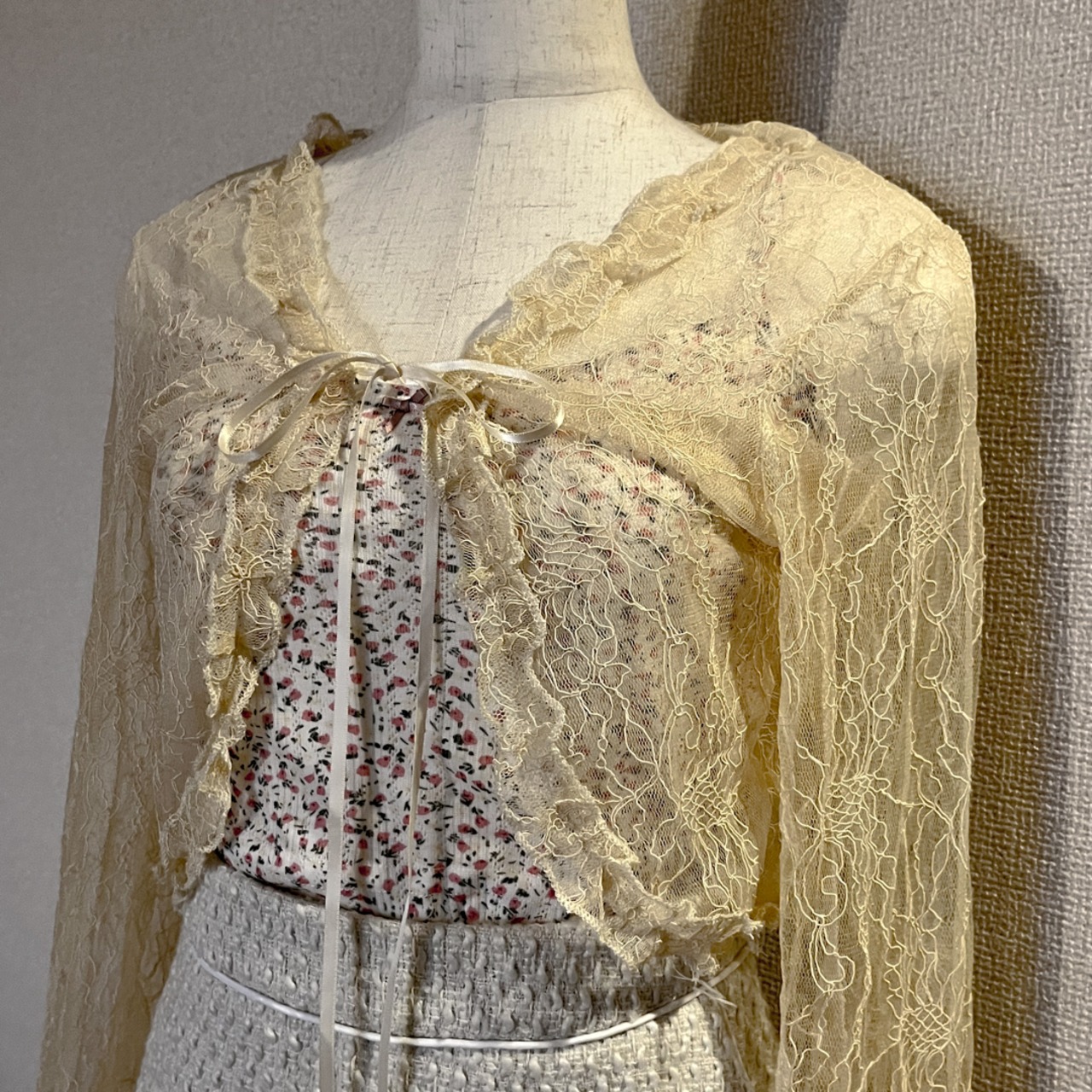 クラシックレースカーディガン LK907