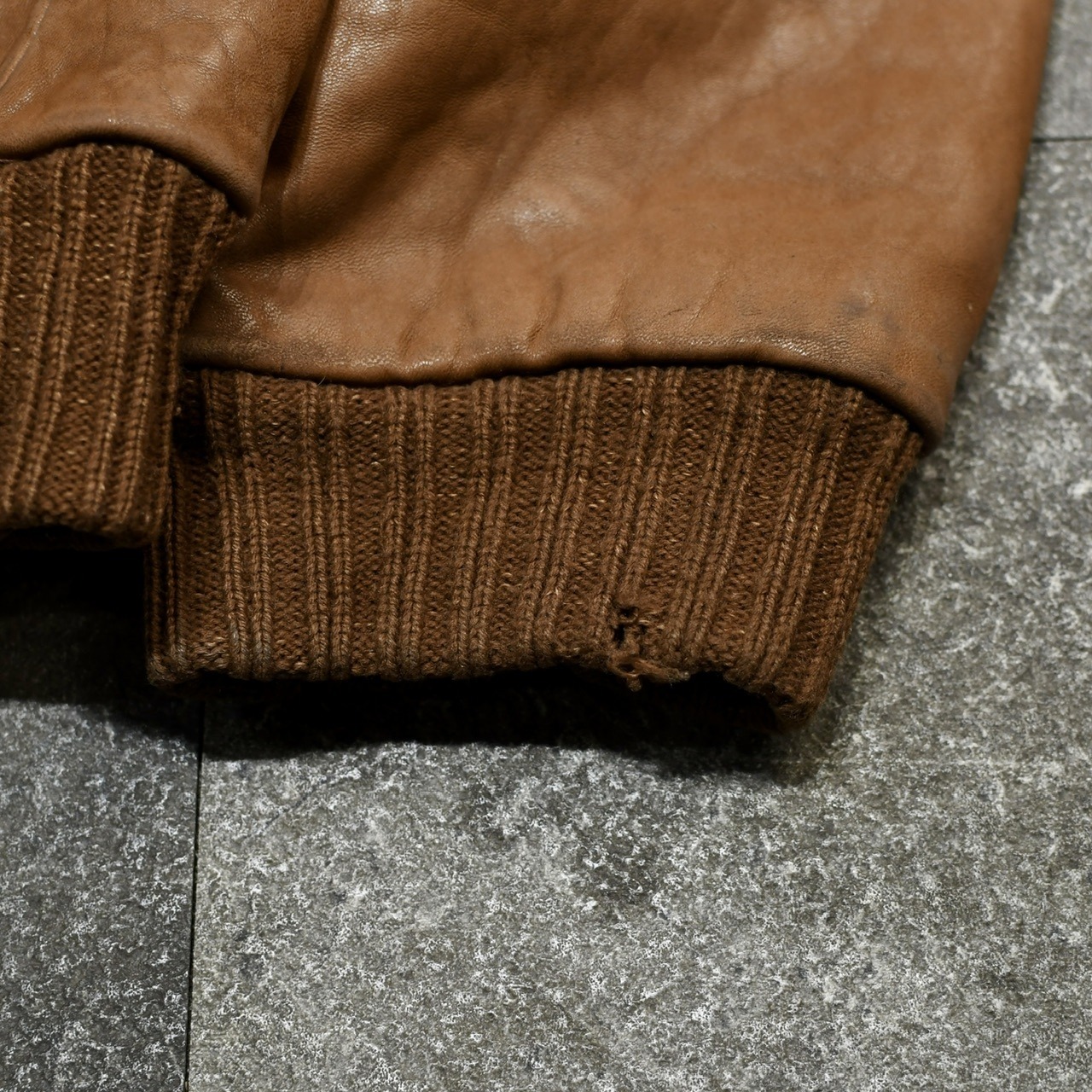 TRAPPER THERMOLITE lining lamb leather blouson