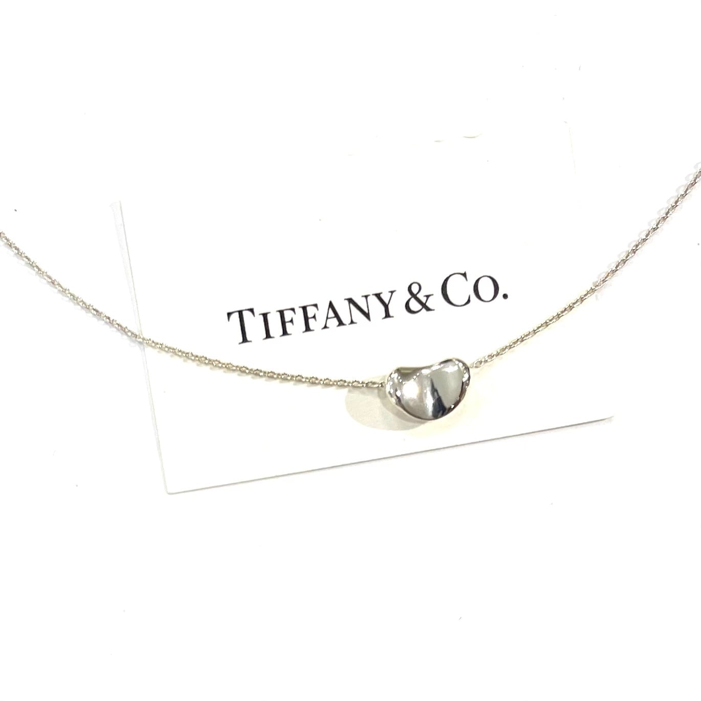 TIFFANY&CO.】2769 幸福ミニビーン ネックレス／Elsa Peretti／自然美