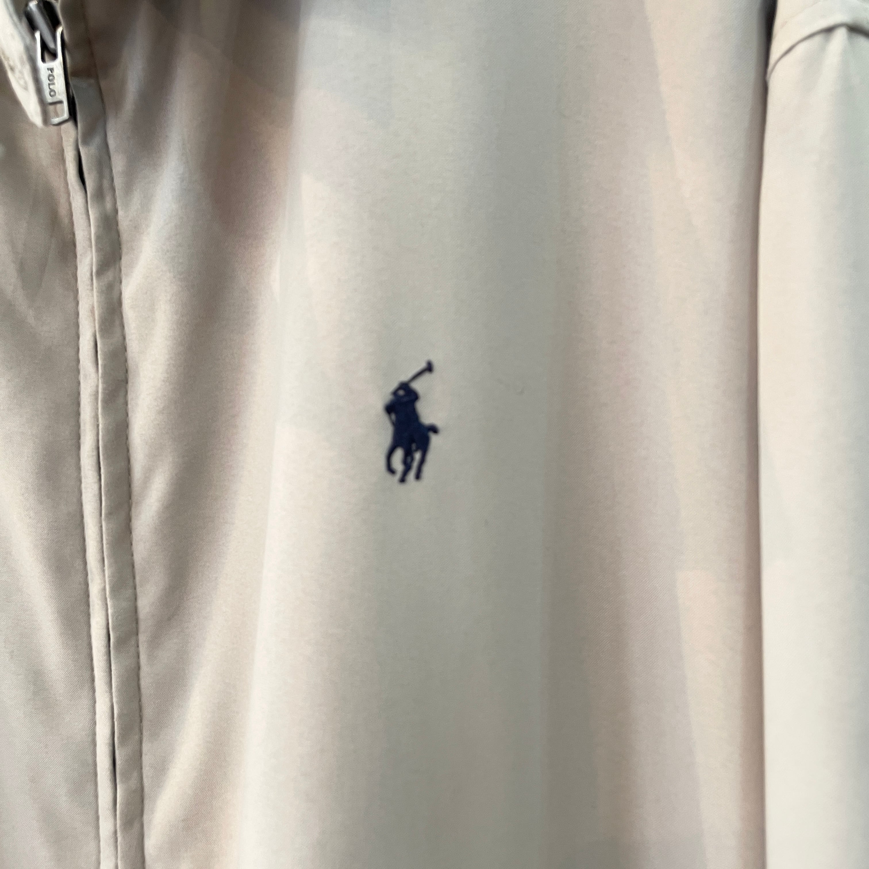 90s ラルフローレン ピーチスキンドリズラージャケット スイングトップ