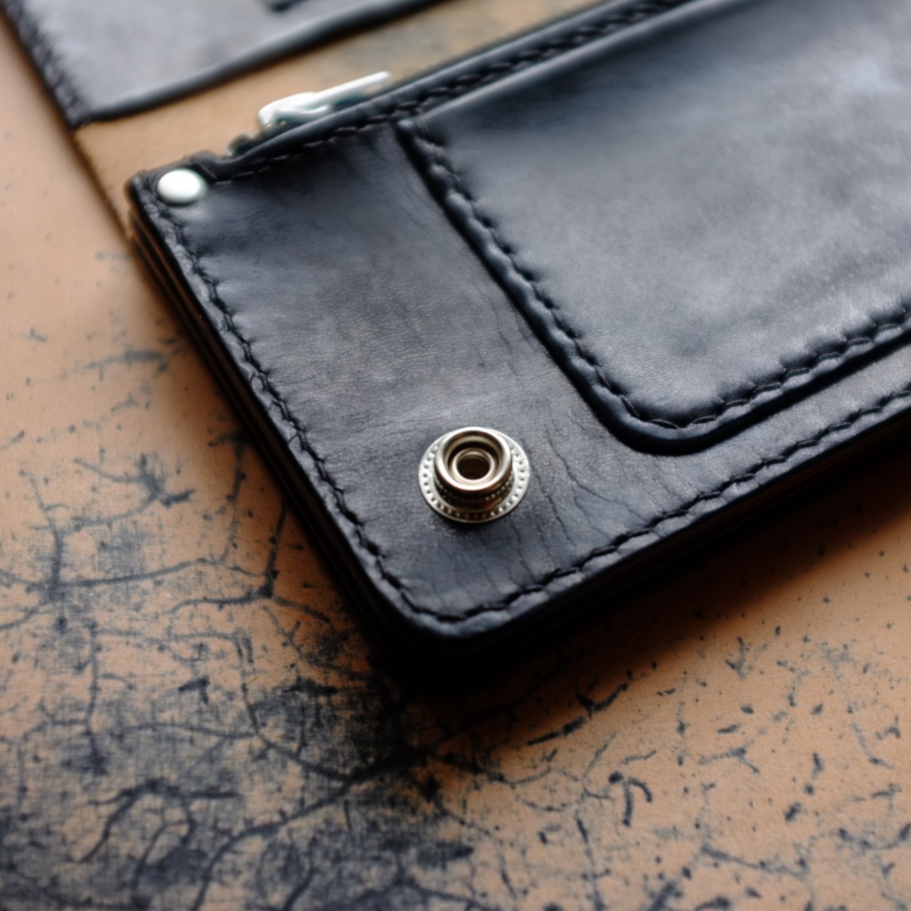 在庫品】トラッカーウォレット 参 GUIDI CULATTA CAVALLO 参層式