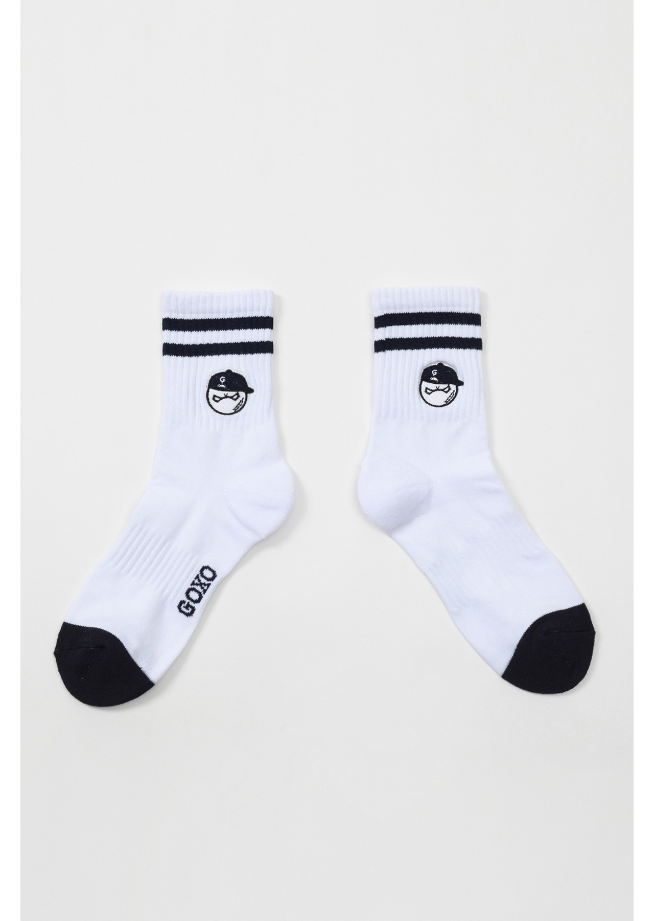 GOXO ゴーエックスオー ゴルフウェア ステアボールクルーソックス ネイビー
