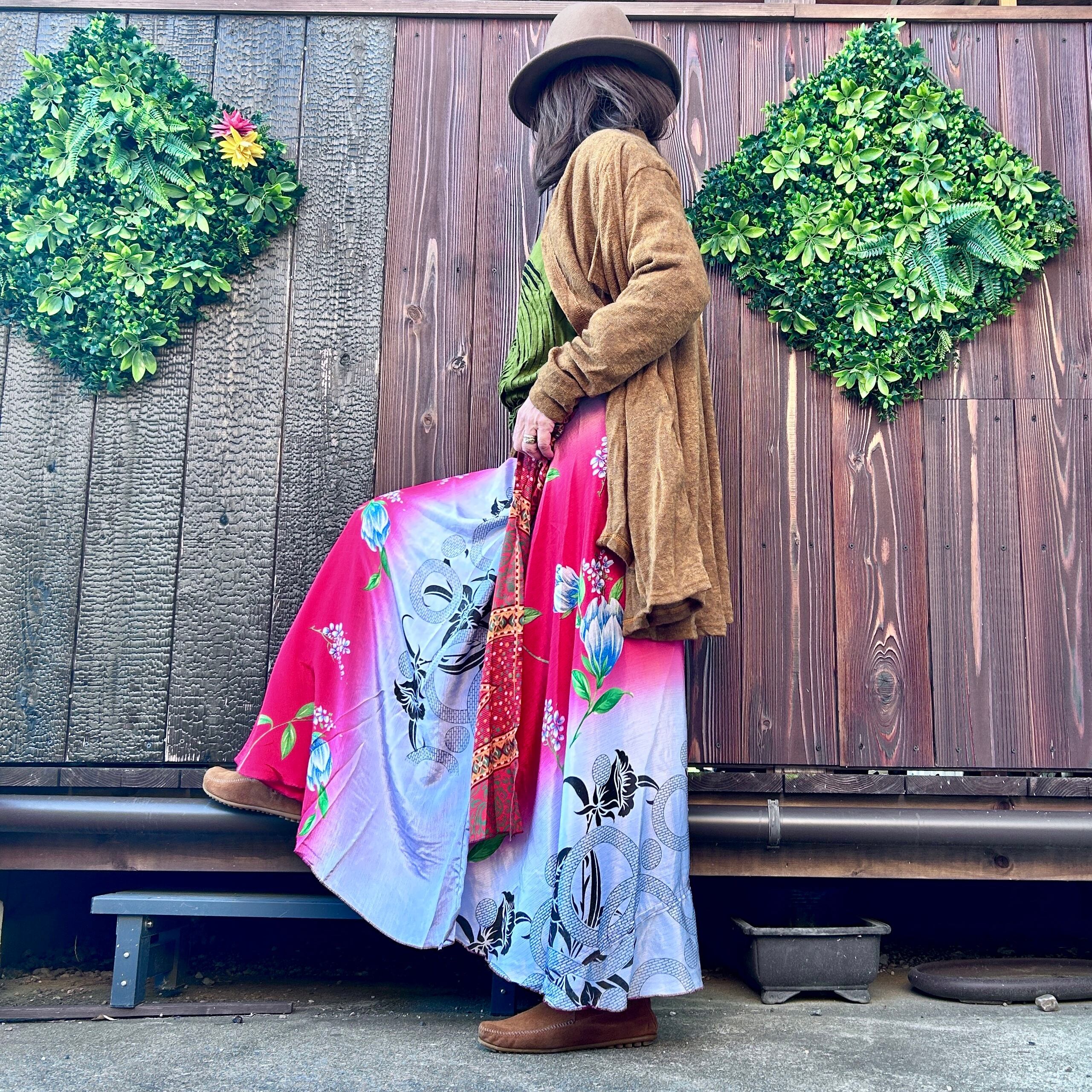 シルク巻きスカート1611 | アジアン雑貨ルチュ