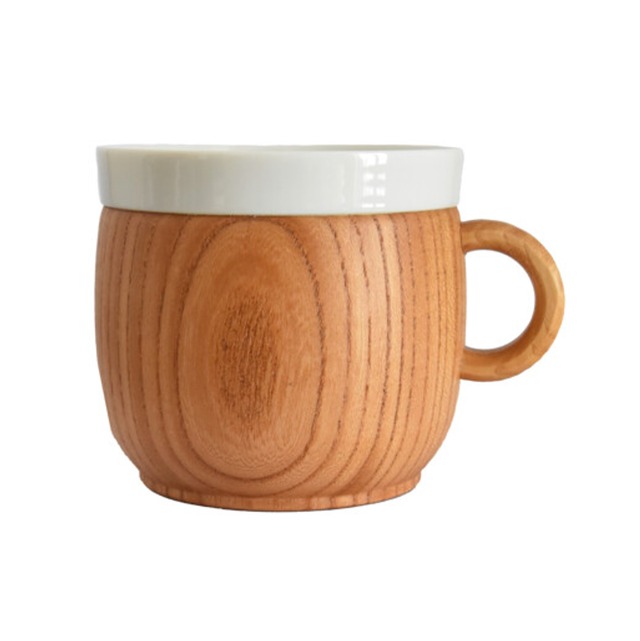 【木のこっぷ】国産天然欅のマグカップ（JUKA）