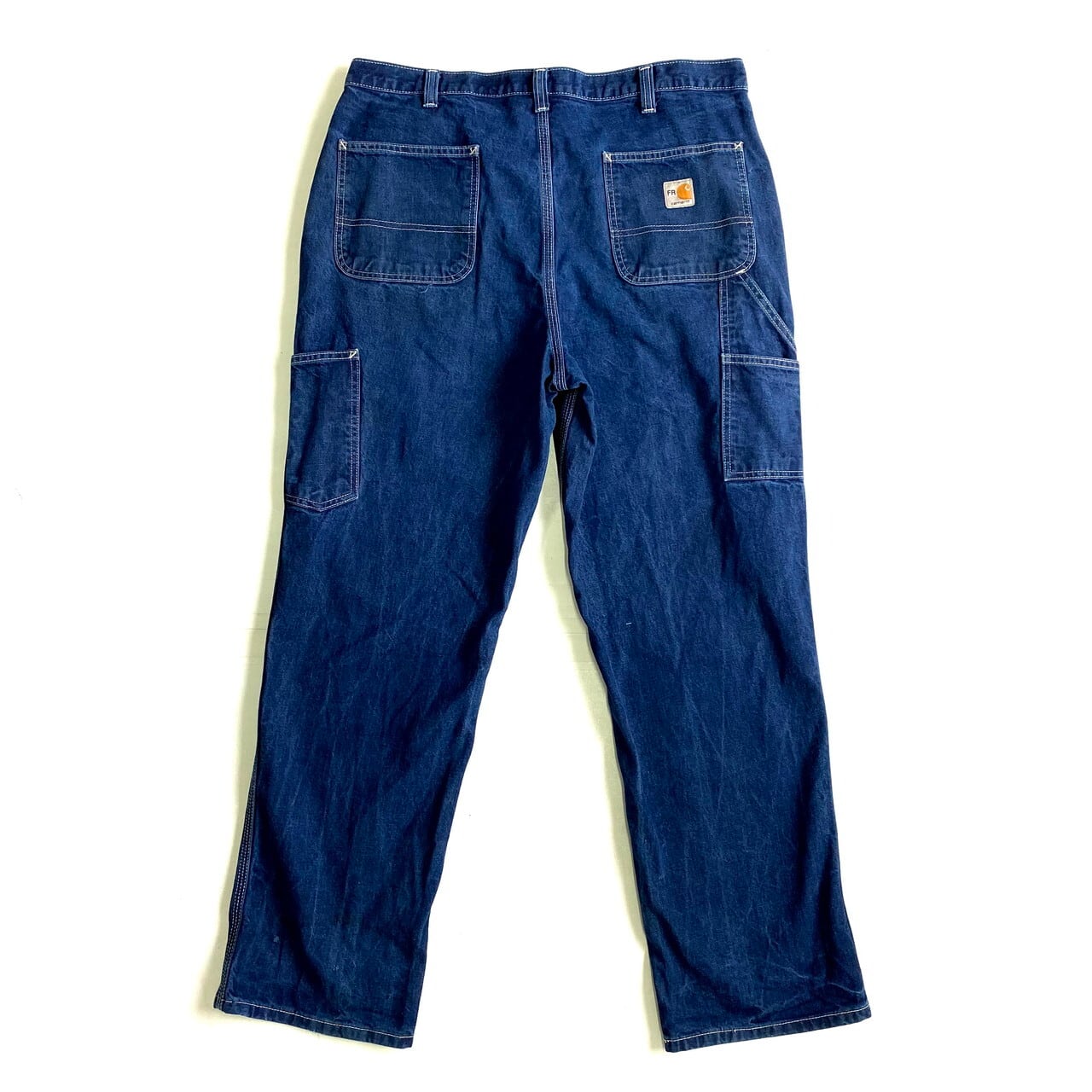 濃紺　carhartt ペインターパンツ　ワークパンツ　デニム　W38 L32 ビッグサイズ Carhartt カーハート デニムパンツ ペインターパンツ