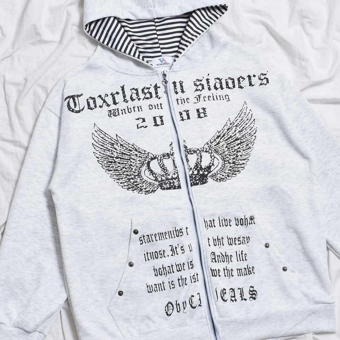 【12/2新着】Crown Wing★KEY ZIPパーカー