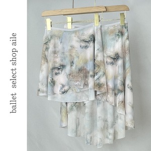 プリントシフォンスカート A0294