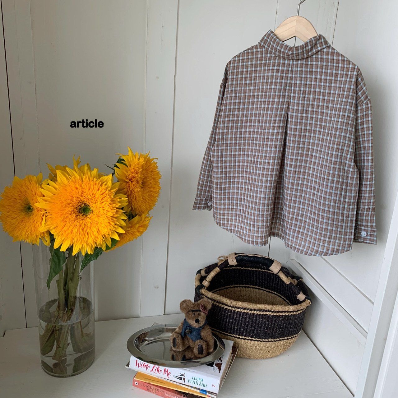 [article] Linen check shirt (JS/JM) / [아티클] 린넨체크남방 (JS/JM)