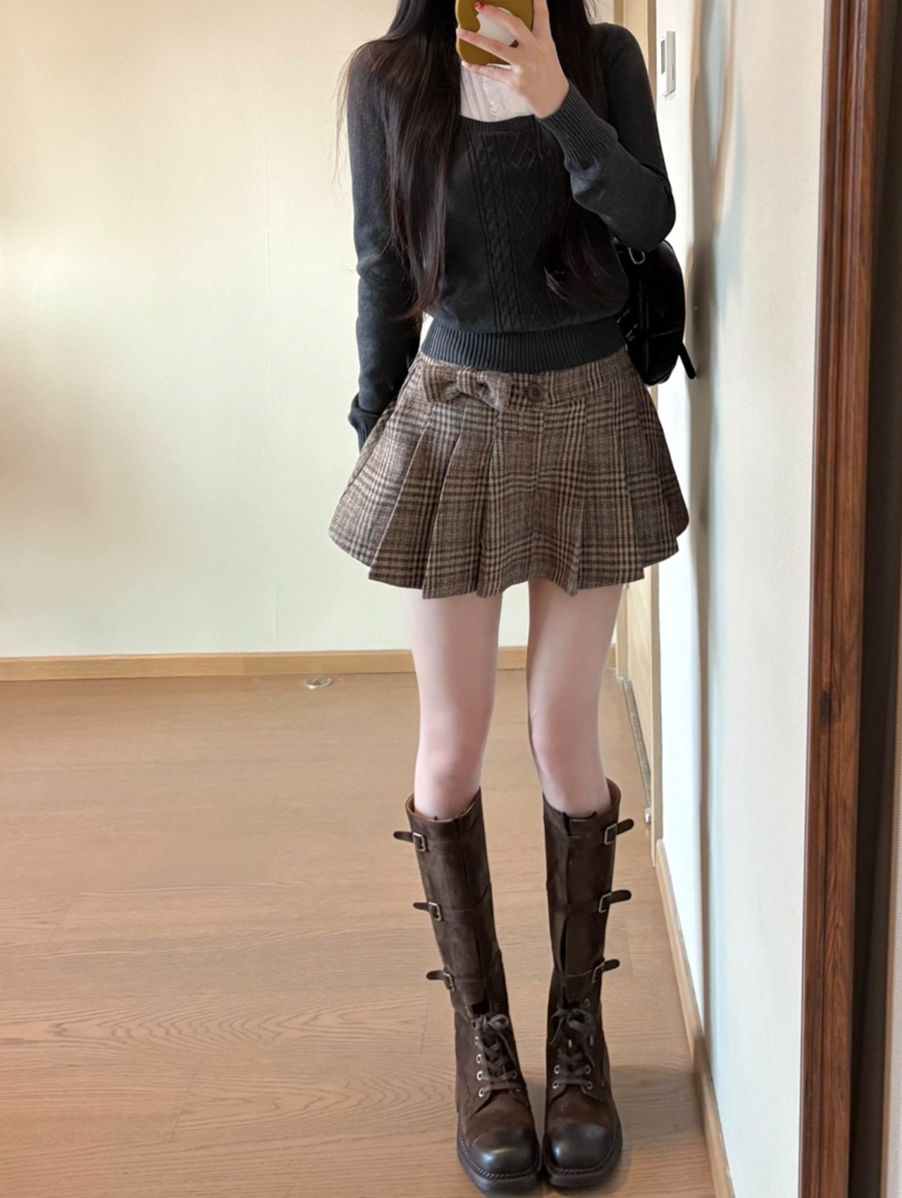 フェイクレイヤードブラウスニット LK1790