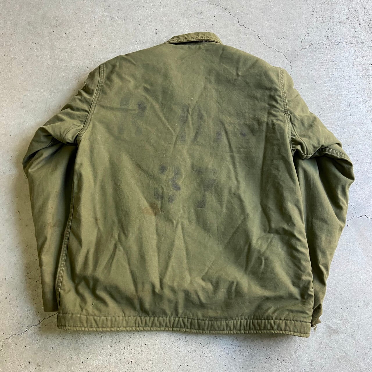 U.S.N. ミリタリージャケット カーキ U.S.N. N-1 デッキジャケット