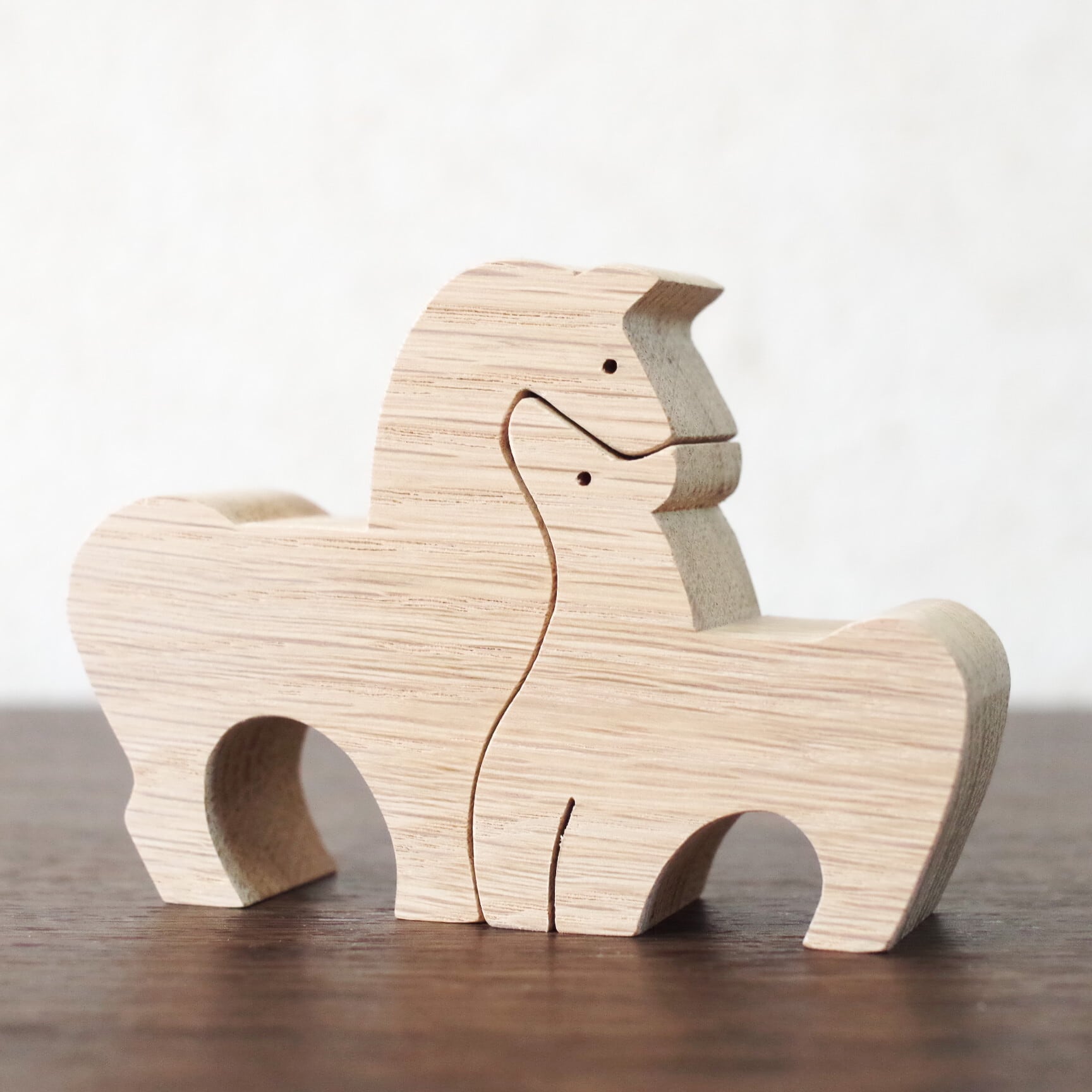 小黒三郎 十二支のカップル ウマ | 木のおもちゃ専門店 おもちゃ箱