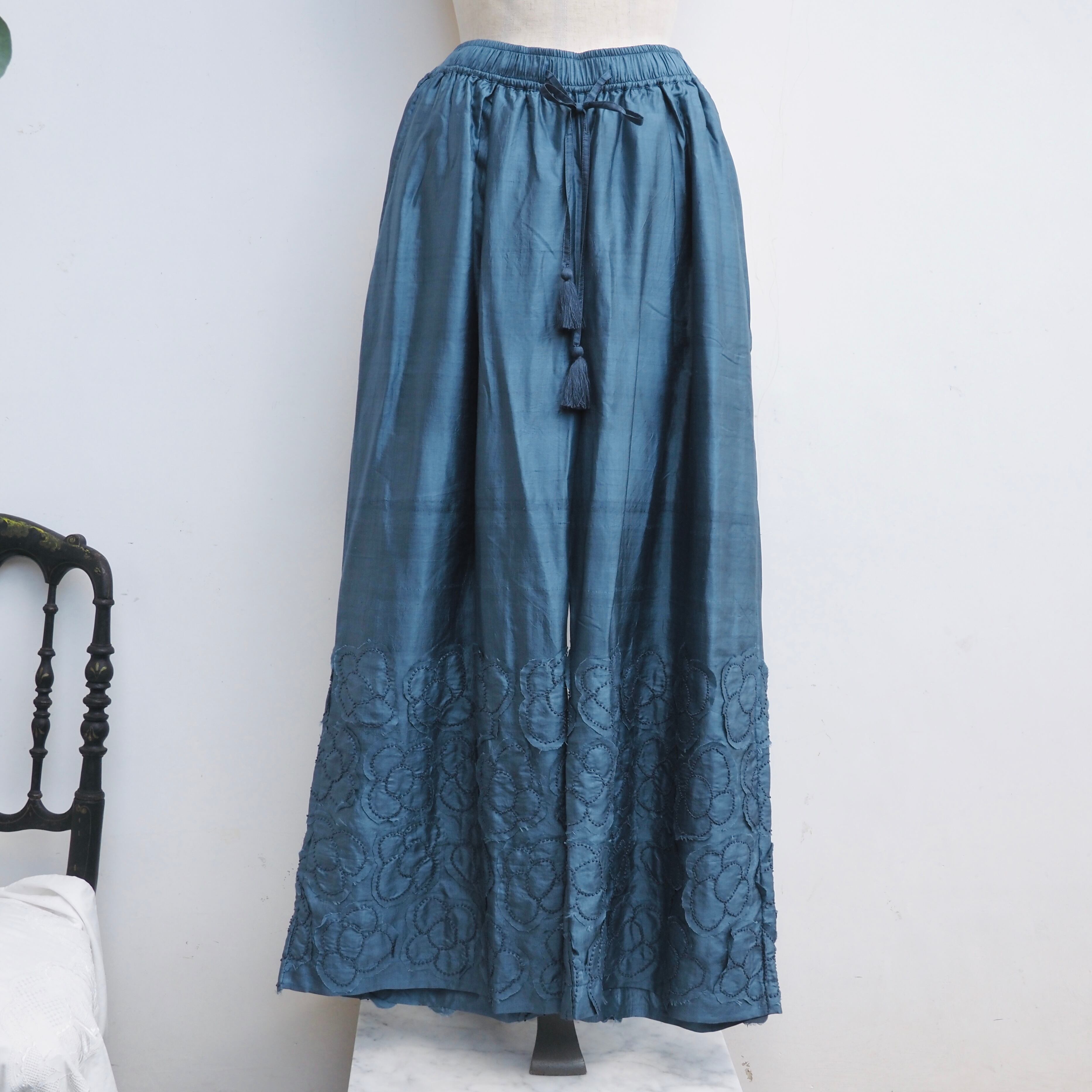 BUNON/Kahdi Silk flower pants