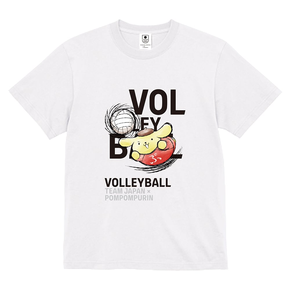TEAM JAPAN×ポムポムプリン Tシャツ バレーボール