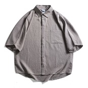 リネンブレンド リラックスシャツ R3014