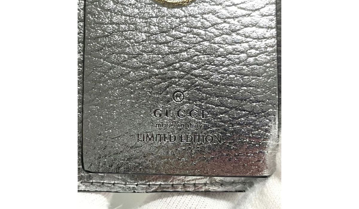 グッチ キーケース 6連キーケース ロゴ マスタード×シルバー GUCCI