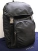 17万◆PRADA プラダ V135 ユニセックス 大容量 ナイロン リュック バックパック ロックサック 黒◆使い勝手の良さで人気再燃の定番モデル♪