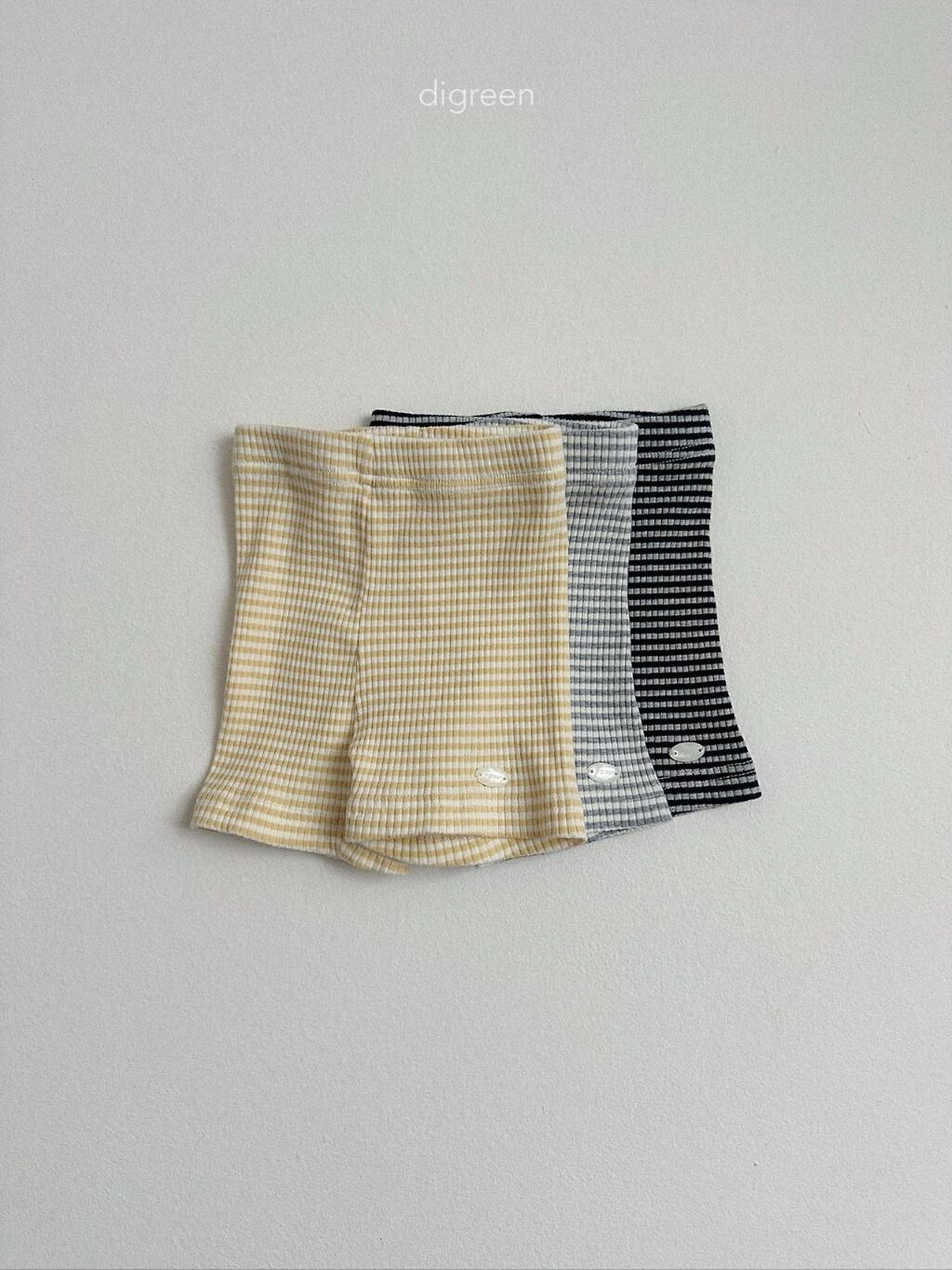 stripe butter shorts【digreen】※7月下旬発送予定