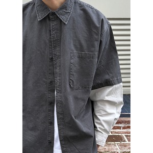 Batterup Shadow Layer Docking Shirt – Charcoal Contrast Edition –  （シャドーレイヤードッキングシャツ）