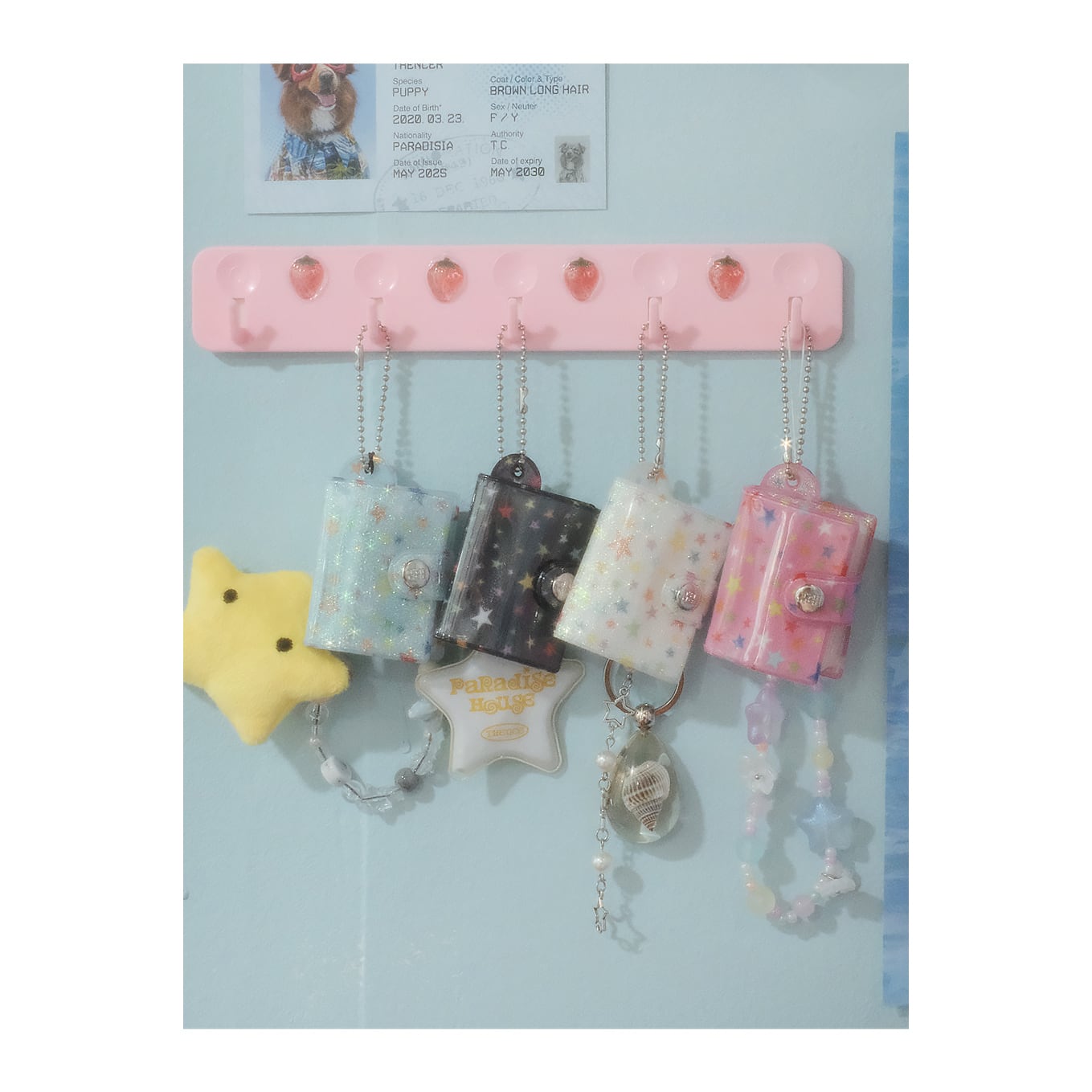 THENCE] Star ミニ アルバム キーホルダー（Pink） | moim - 韓国雑貨