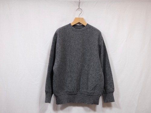 COOHEM” WOOL REVERSE KNIT PO GRAY”