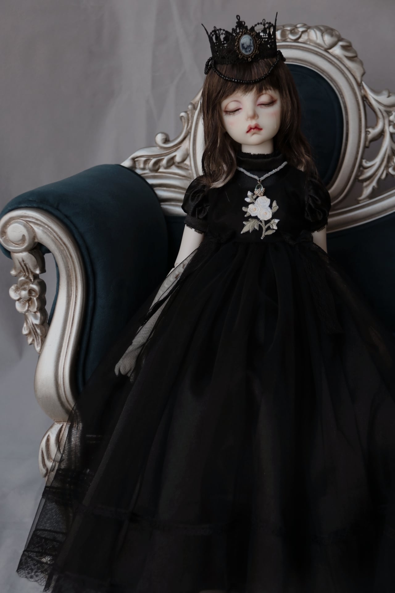 【L】1/3 BJD チュール ワンピース 洋服 セット SD少女 SD13少女