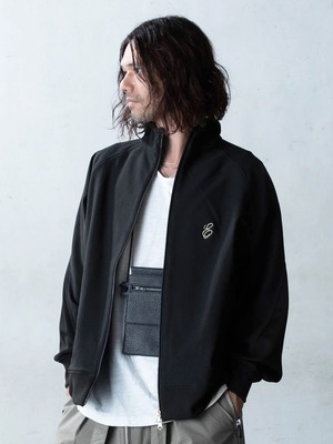 EGO TRIPPING (エゴトリッピング) TWIST TRACK JACKET ツイスト トラックジャケット / BLACK 666200-05