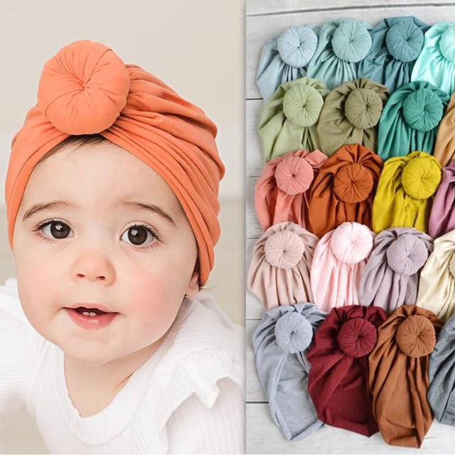 【BABY】幼児 赤ちゃんターバン帽子