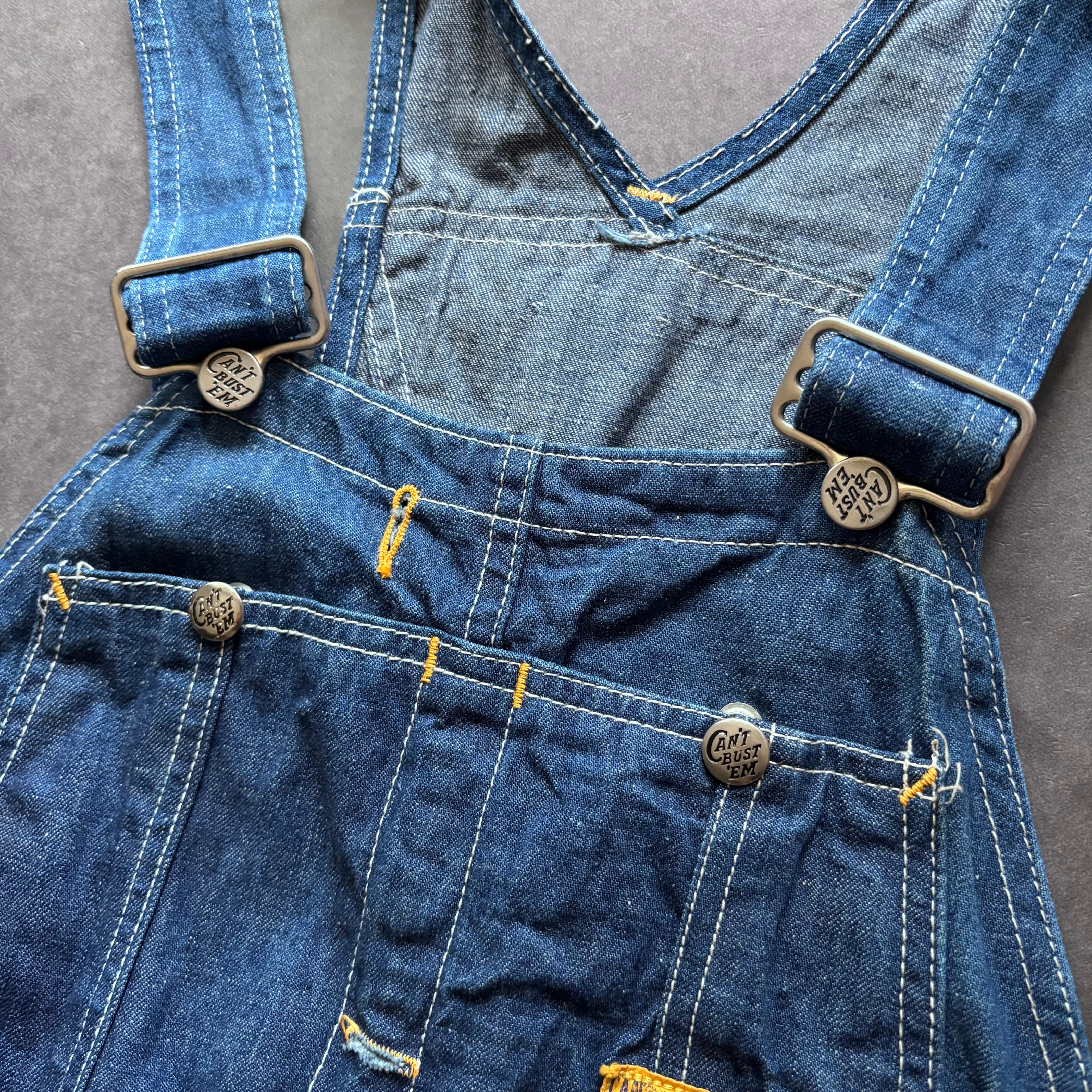 50s CAN'T BUST'EM オーバーオール　ヴィンテージ Vintage 50s CAN'T BUST'EM Denim Overall | ACROSS THE RIVER