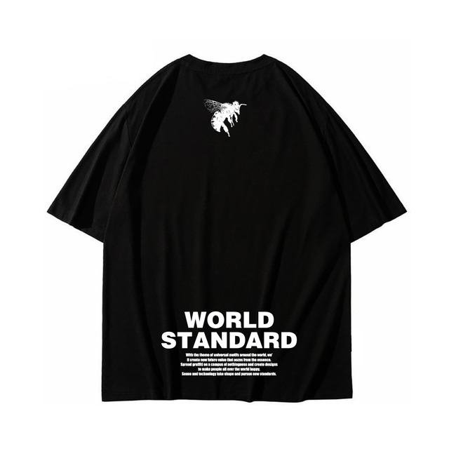 WORLD STANDARD/クルーネックプリントTシャツ/WSHT-051