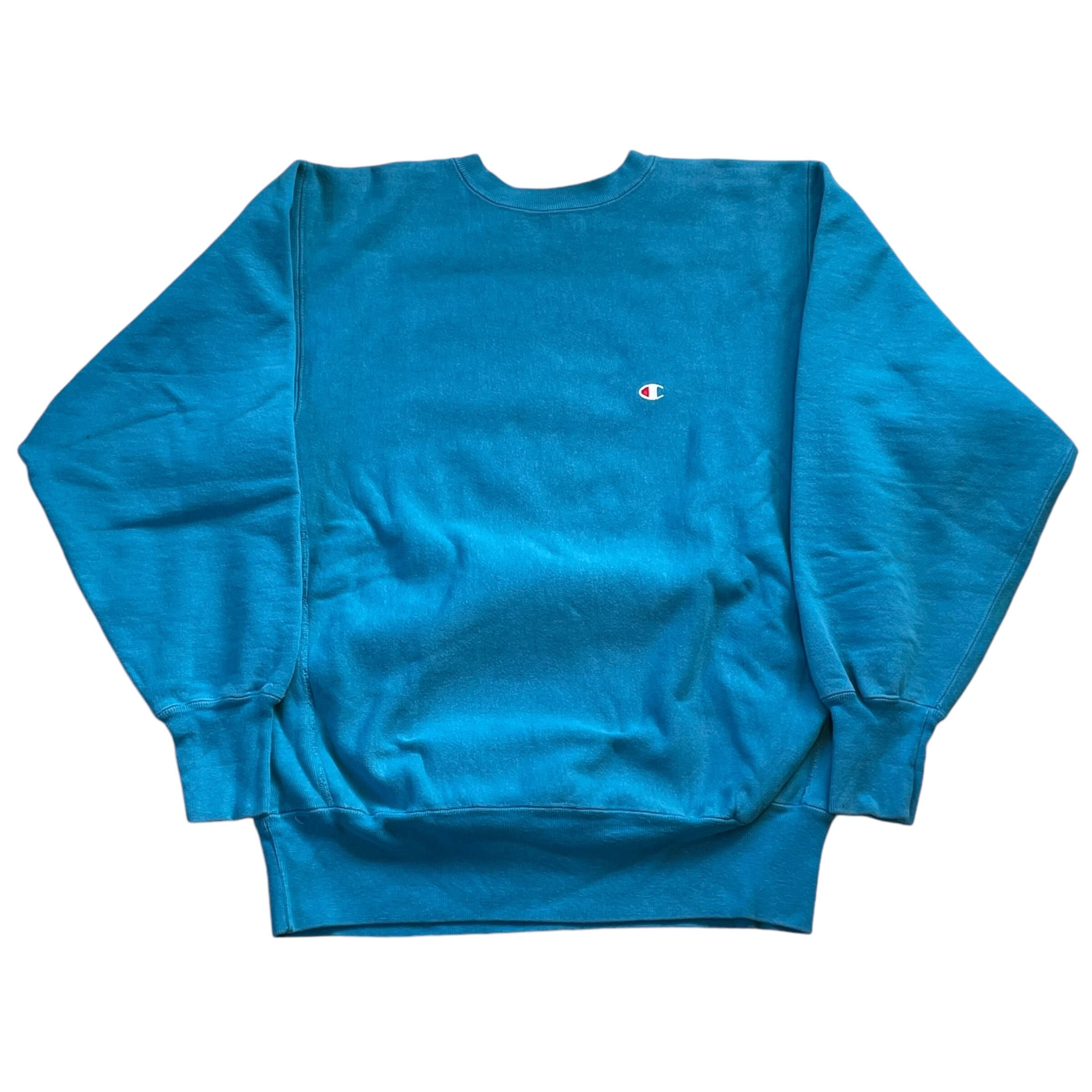 90s campion R/W "turquoise" sweat