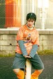 【ドラムジョシ#8】VINTAGE DRUM JOSHI TEE Orange