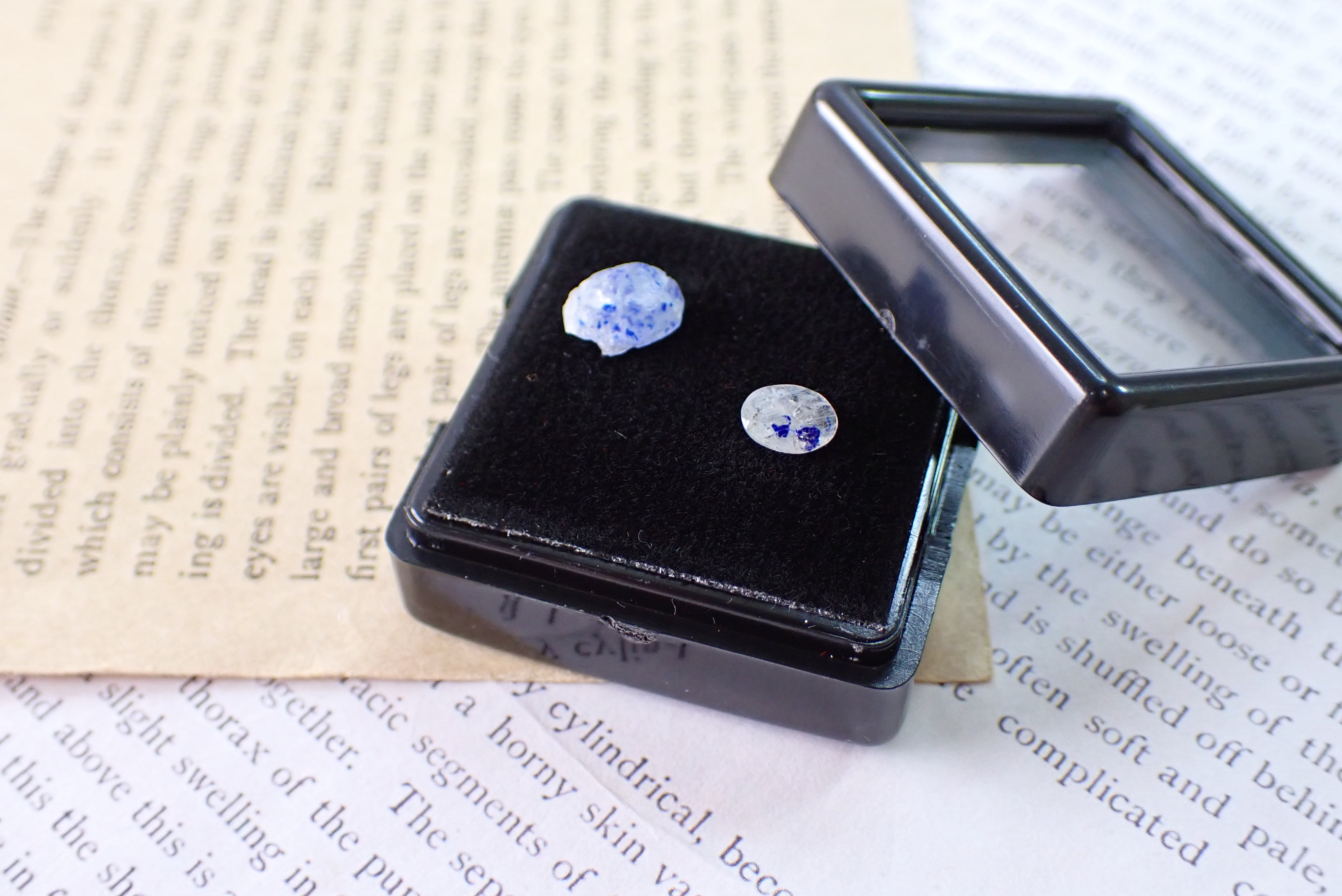 原石セット】ラズライトインソーダライト 0.20ct/0.52ct [C6‐660