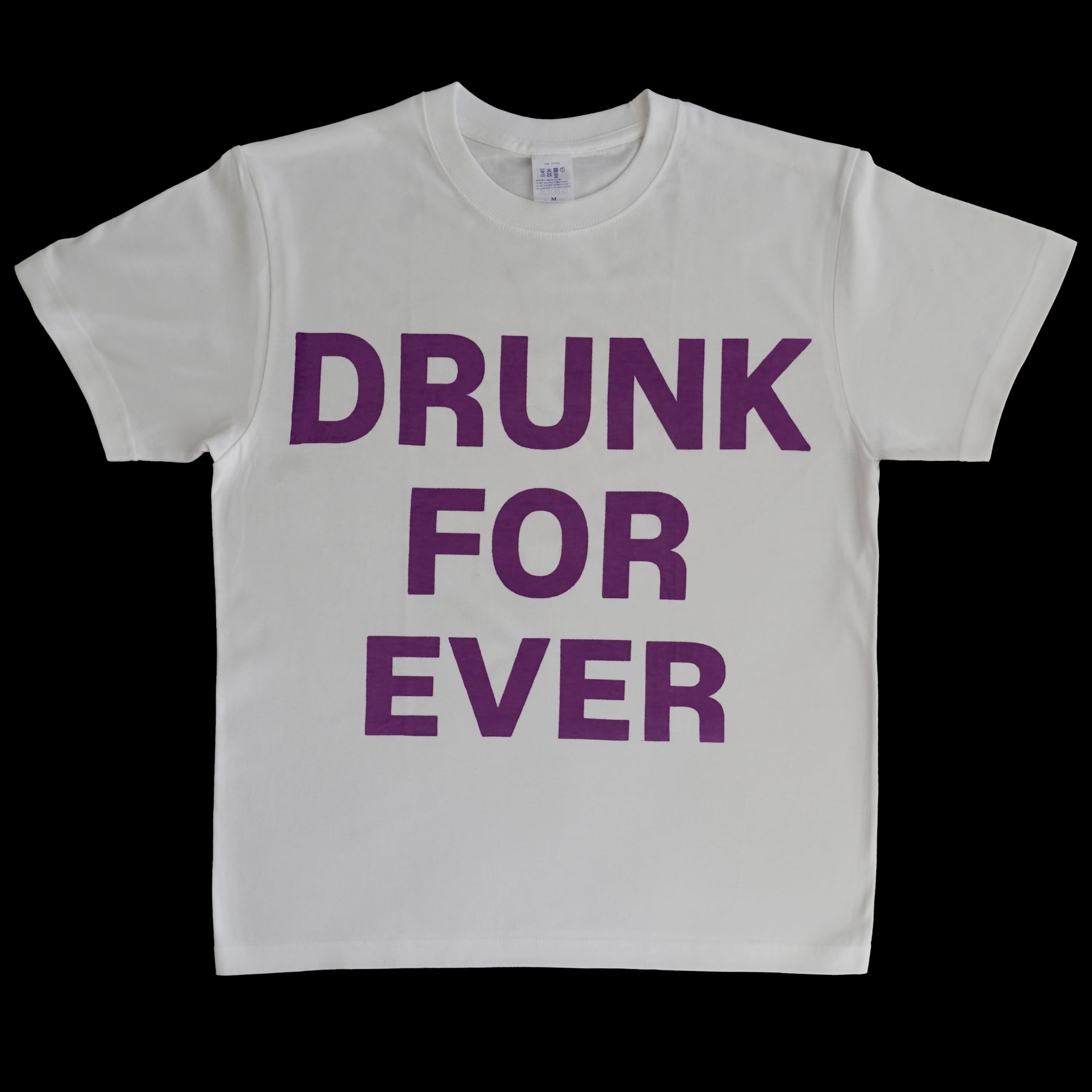 DRUNK FOR EVER T-shirt RED | holic
