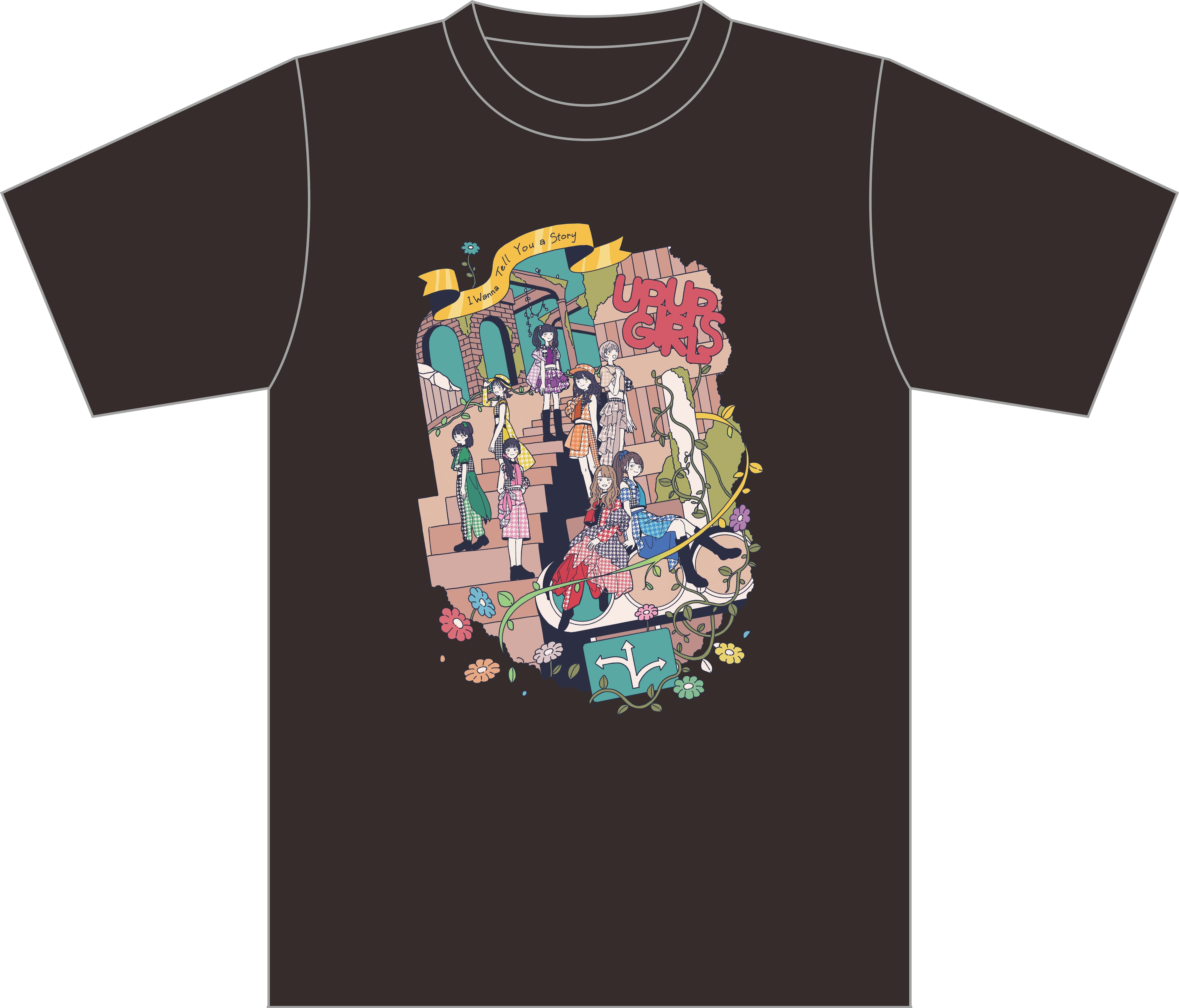アップアップガールズ（仮）8人イラストTシャツ | UP UP GIRLS SHOP
