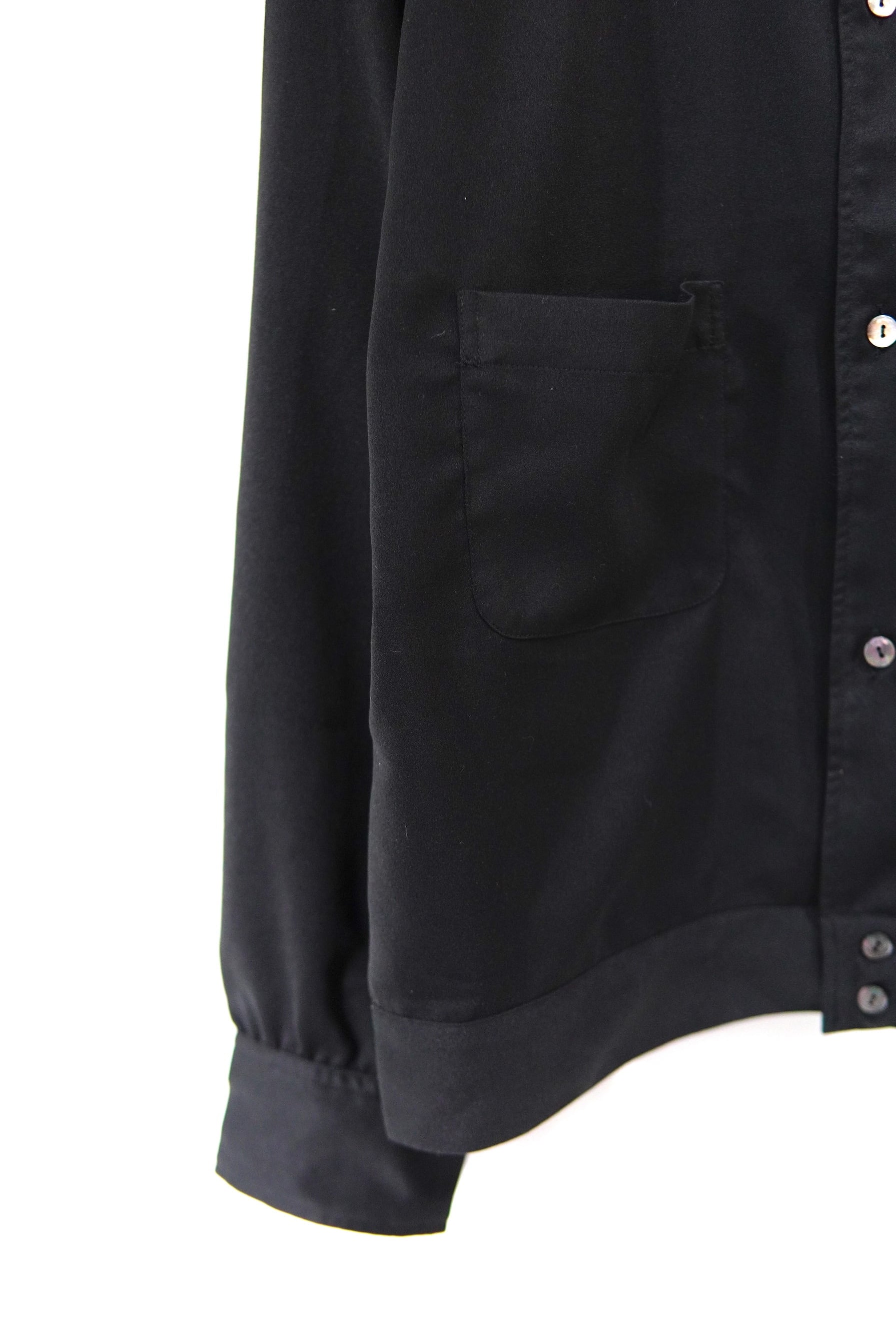 ANCELLM / VEGAN SUEDE OPEN COLLAR SHIRT / ANC-SH93 | POETRY