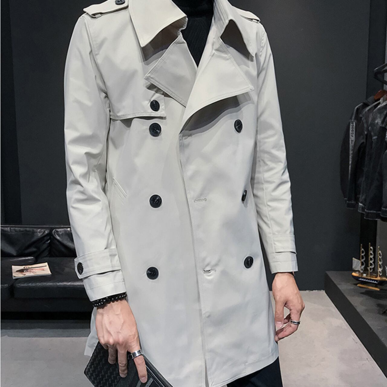 ダブルブレストコートジャケット(3color) M0290