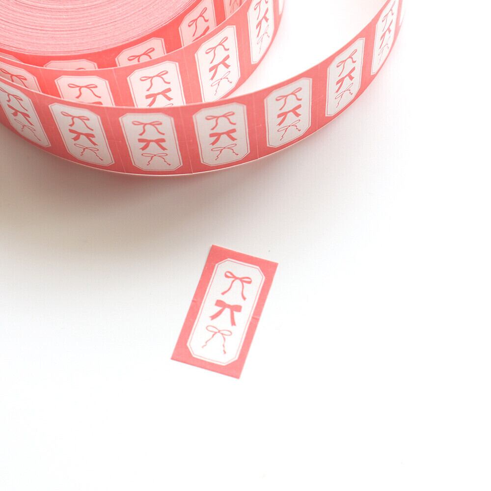 forme. ribbons・キャンディピンク 強粘着 ラベラーシール FO03