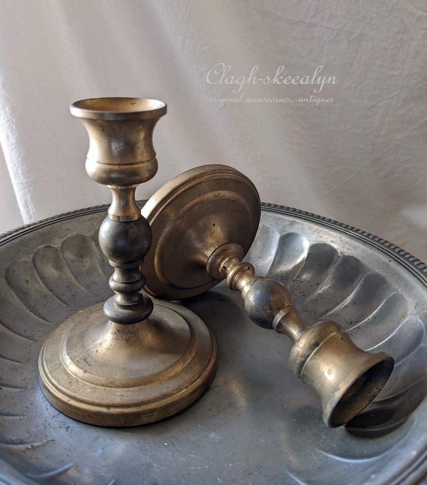 French antique【フランス製アンティーク】cinq｜真鍮キャンドル