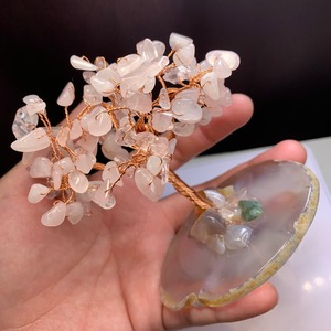 no2.桜満開の様な天然石ツリー・ローズクォーツ